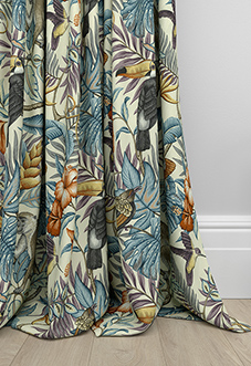 Rain Forest, Henna - Made to Measure Curtains